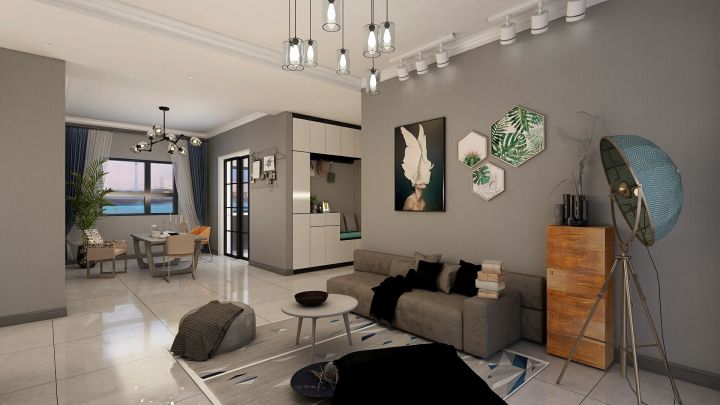 時代帝景北歐風(fēng)格裝修案例